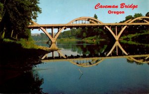 Oregon Caveman Bridge Crossing The Rogue At Grants Pass