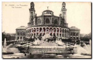 Old Postcard Paris Trocadero