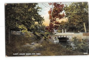 Sleepy Hollow New York NY Postcard 1907 Sleepy Hollow Bridge