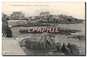 Old Postcard Bourg de Batz Loire La Pointe to the jetty