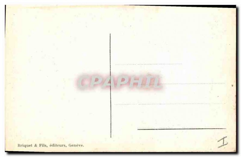 Postcard Old Chateau Monnetier