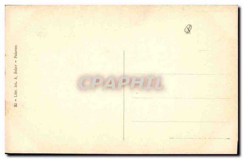 Postcard Old Palermo La Trinacria
