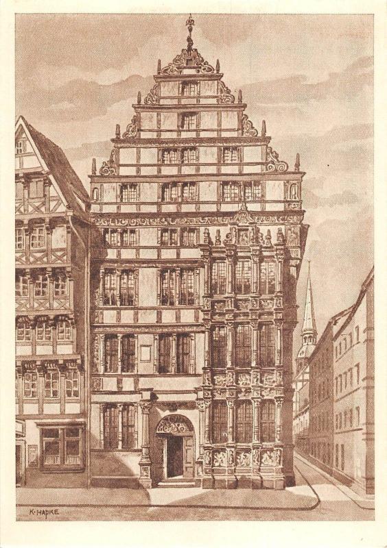 BG39098  vergangenes alt hannover das leibnizhaus postcard    germany