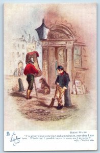 England Postcard Dickens Bleak House Jo Been A-Moving c1910 Oilette Tuck Art