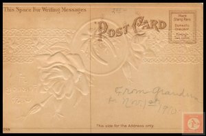 Best Wishes / Greetings (Embossed)