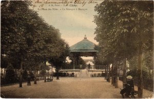 CPA CLICHY La Place des Fetes - Le Kiosque de Musique (1323005)