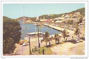 Waterfront, Charlotte Amalie Harbor, St. Thomas, Virgin Islands, 40-60s