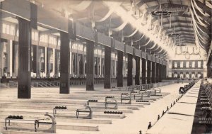 Leipzig Germany 1929 Bowling Competition Bowling Alley Real Photo PC AA84279