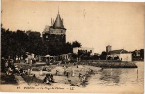 CPA PORNIC - La Plage du Chateau (222612)