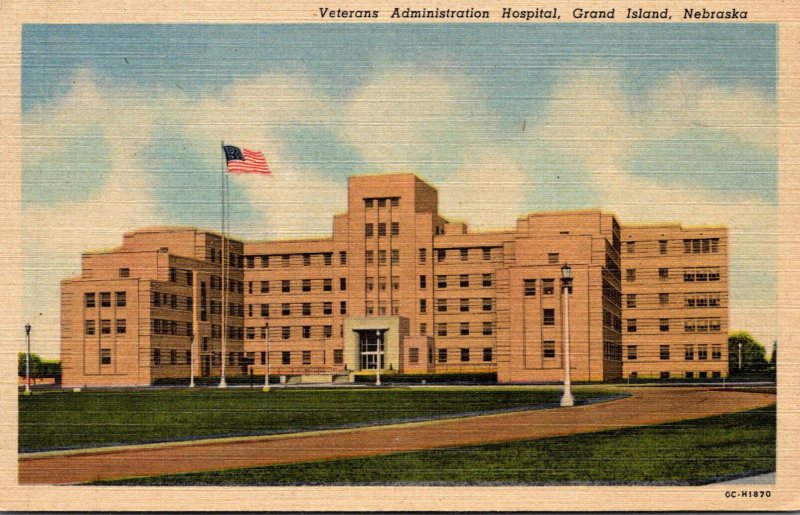 Nebraska Grand Island Veterans Administration Hospital Curteich