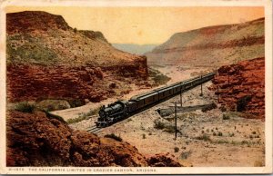 Postcard The California Limited in Crozier Canyon, Arizona~139869