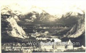 Real Photo Banff Springs Hotel Bow Valley Canada 1950 