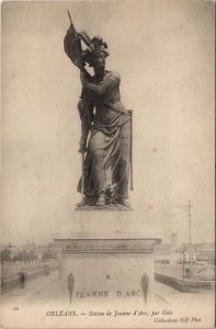 CPA ORLÉANS - Statue de jeanne d'arc (155333)