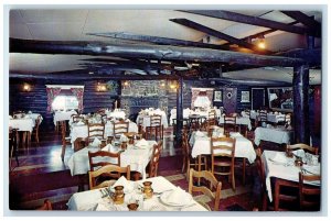 c1960 Interior View Valenti's Restaurant Norwalk Connecticut CT Vintage Postcard 