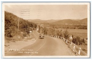 1946 Cote Du Savage Val Morin Sainte-Agathe-des-Monts Quebec RPPC Photo Postcard 