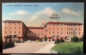 Vintage Postcard 1930-1945 Hotel Pinehurst, Laurel, Mississippi (MS)