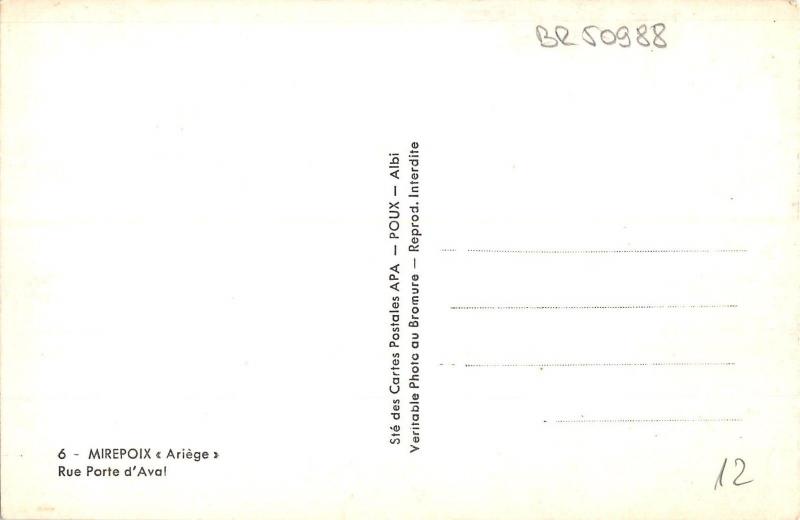 BR50988 Mirepoix rue porte d aval     France