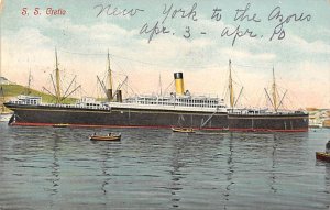 SS Cretic White Star Line Writing on back 