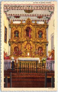 Postcard - Altar In Serra Chapel - Mission San Juan Capistrano, California