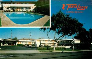 CA, Long Beach, California, Travel Lodge, Kolor View Press No. 6606