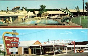 Lebanon, MO Missouri  MUNGER MOSS MOTEL~Carl Hudson  ROUTE 66 Roadside  Postcard