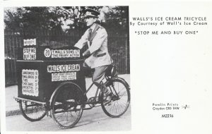 Food Postcard - Walls's Ice Cream Tricycle  Stop Me And Buy One - Ref U108