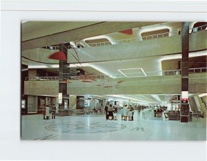 Postcard Inside view of the Greater Pittsburgh Airport, Pittsburgh, Pennsylvania