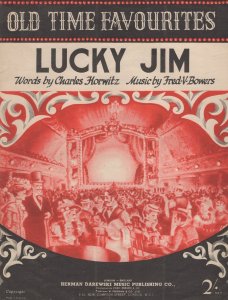 Lucky Jim Charles Horwitz Fred Bowers Rare Old Sheet Music