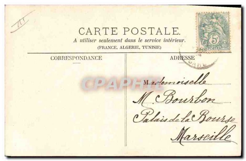 Postcard Old Circus Kids Small eccentrics