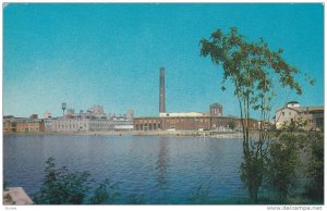 View from Parc Sauve of MONTREAL COTTONS, VALLEYFIELD, The Venice of Quebec, ...