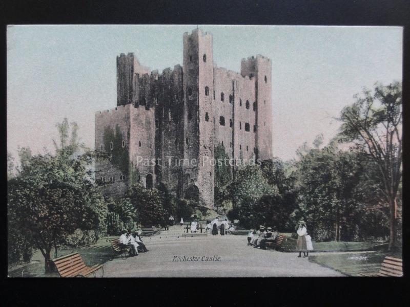 Kent: Rochester Castle c1909