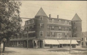 Medway MA New Medway Hotel c1910 Real Photo Postcard