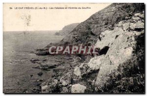 Cap Frehel Old Postcard Cliffs and & # 39entree the abyss