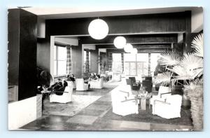 Postcard Japan Gohra Hotel Hakone Lobby RPPC Real Photo K11