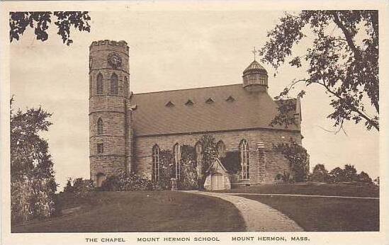 Massachusetts Mount Herman School The Chapel Albertype