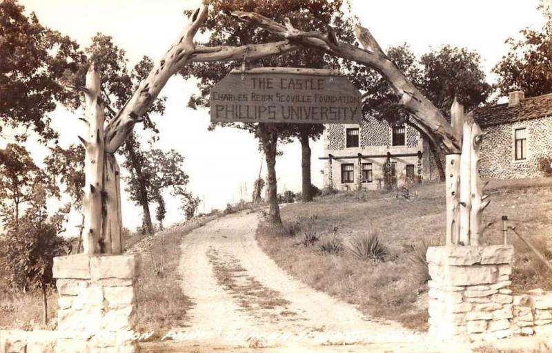 Eureka Springs Arkansas birds eye view Inspiration Point real photo pc Z50216