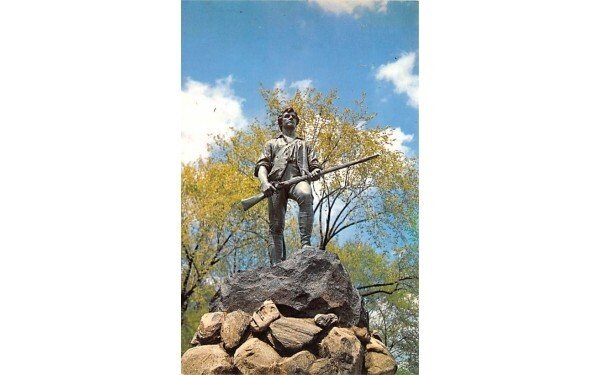 The Miunute Man Lexington, Massachusetts Postcard