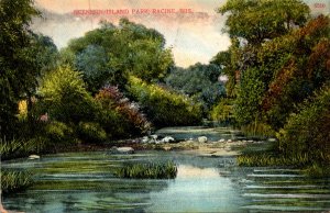 Wisconsin Racine Scene In Island Park