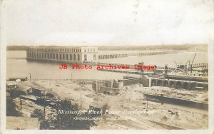 IA, Keokuk, Iowa, RPPC, Mississippi River Power Development, 1913 PM, Photo