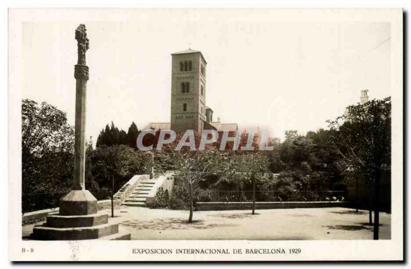 Old Postcard Spain Espana Spain Exposicion Internacional Barcelona 1929