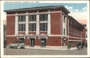 Johnson City TN Municipal Bldg c1920 Postcard