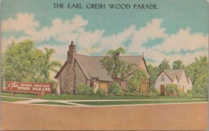 Postcard The Earl Gresh Wood Parade St Petersburg FL