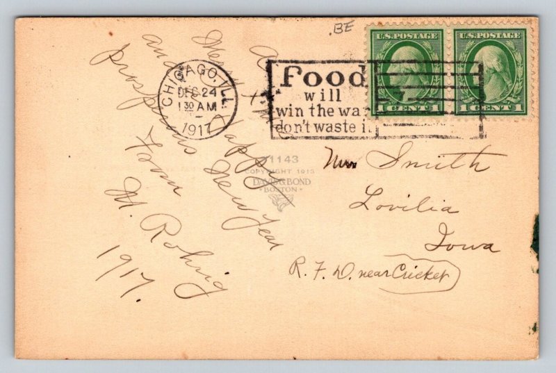 1917  God is Love   Postcard