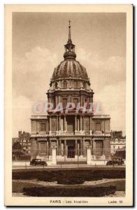 Paris Old Postcard Les Invalides