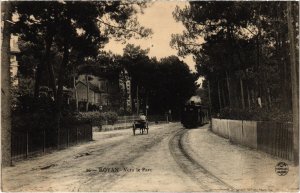 CPA AK ROYAN vers le parc TRAM VAPEUR (977428)