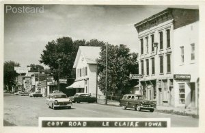 IA, Le Claire, Iowa, Cody Road, RPPC