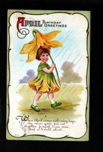 19xx Picture Postcard Happy Birthday!