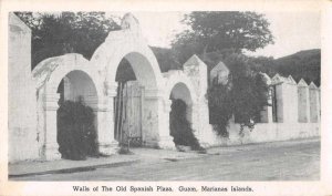 Guam Marianas Islands Old Spanish Plaza Walls Vintage Postcard JF686104