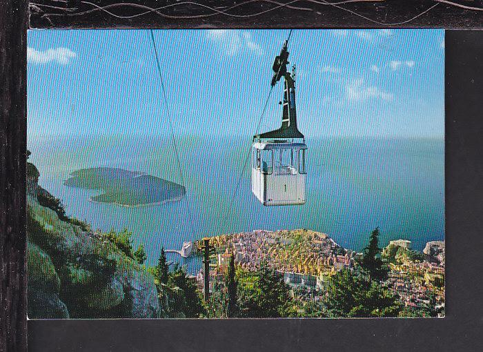 Funicular Railway,Dubrovnik,Croatia Postcard BIN 