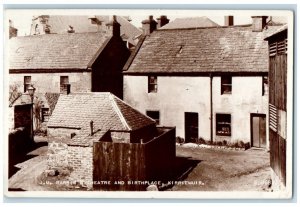 1958 J.M. Barrie Theatre & Birthplace Kirriemuir  Scotland RPPC Photo Postcard 